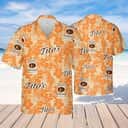 Tito's Vodka Hawaiian Shirt Tropical Flower Pattern Gift For Beach Lovers