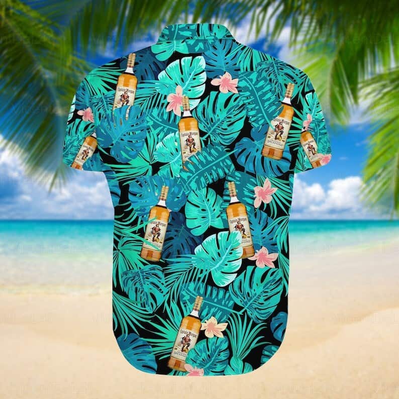 Captain Morgan Hawaiian Shirt Tropical Palm Leaves Beach Lovers Gift Captain Morgan Hawaiian Shirt Tropical Palm Leaves Beach Lovers Gift
