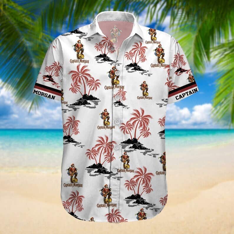 Captain Morgan Hawaiian Shirt Island Pattern Gift For Beach Lovers Captain Morgan Hawaiian Shirt Island Pattern Gift For Beach Lovers