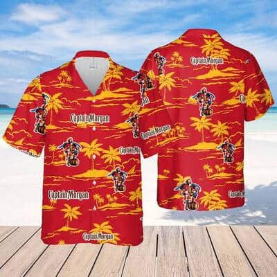 Captain Morgan Hawaiian Shirt Gift For Beach Trip Captain Morgan Hawaiian Shirt Gift For Beach Trip