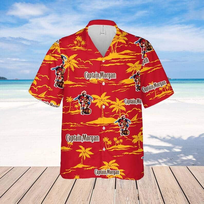Captain Morgan Hawaiian Shirt Gift For Beach Trip Captain Morgan Hawaiian Shirt Gift For Beach Trip