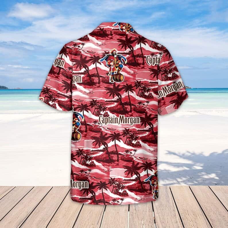 Captain Morgan Hawaiian Shirt Island Pattern Practical Beach Gift Captain Morgan Hawaiian Shirt Island Pattern Practical Beach Gift