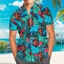 Captain Morgan Hawaiian Shirt Tropical Leaves Pattern Gift For Him And Her