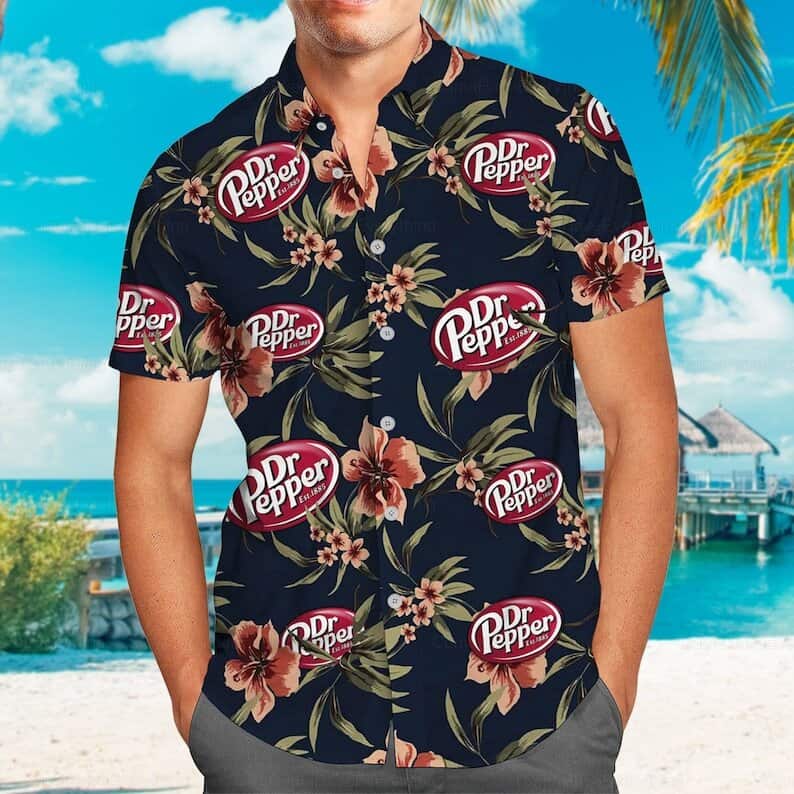 Dr Pepper Beer Hawaiian Shirt Practical Beach Gift Dr Pepper Beer Hawaiian Shirt Practical Beach Gift