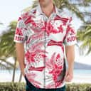 Budweiser Hawaiian Shirt Tropical Flower Pattern Beer Lovers Gift Budweiser Hawaiian Shirt Tropical Flower Pattern Beer Lovers Gift