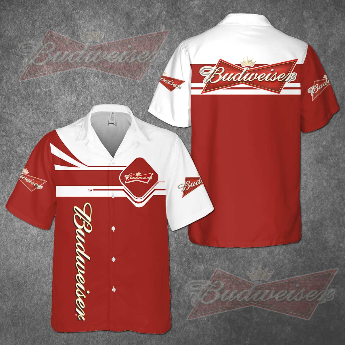 Budweiser Beer Hawaiian Shirt Father's Day Gift For Beach Lovers