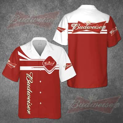 Budweiser Beer Hawaiian Shirt Father's Day Gift For Beach Lovers Budweiser Beer Hawaiian Shirt Father's Day Gift For Beach Lovers