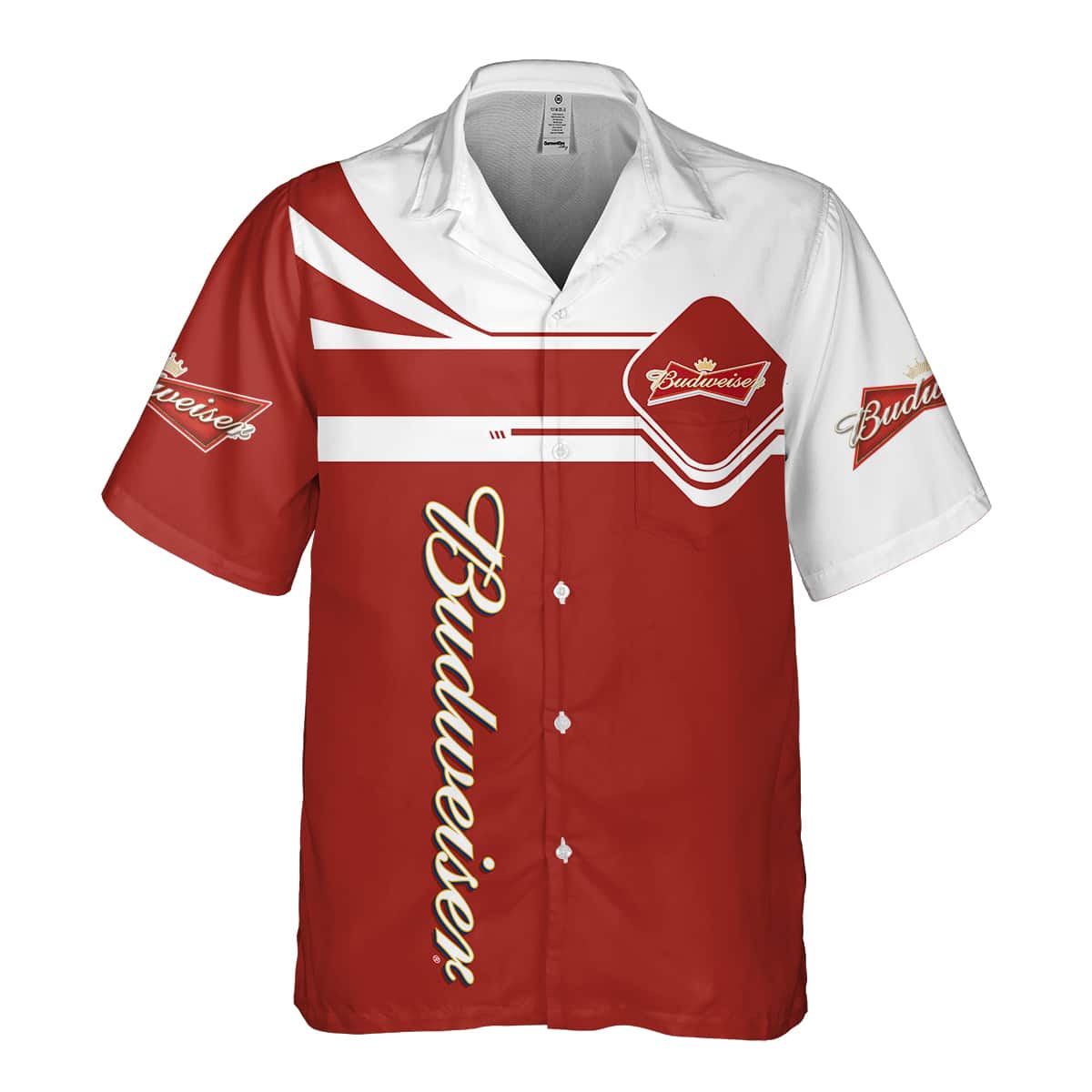Budweiser Beer Hawaiian Shirt Father's Day Gift For Beach Lovers Budweiser Beer Hawaiian Shirt Father's Day Gift For Beach Lovers