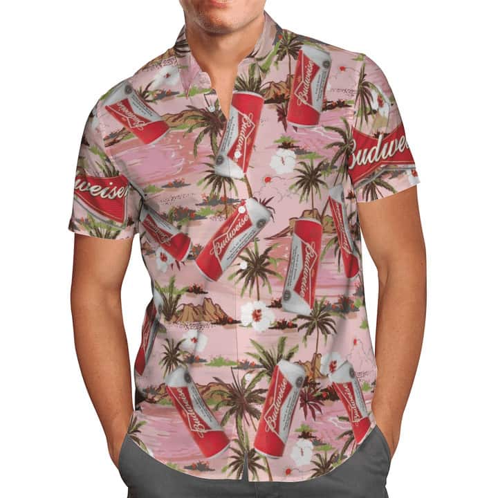 Budweiser Beer Hawaiian Shirt Beach Gift For Friend Budweiser Beer Hawaiian Shirt Beach Gift For Friend