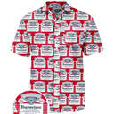 Budweiser King Of Beers Logo Hawaiian Shirt
