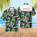 Budweiser Beer Hawaiian Shirt Tropical Flower Pattern Summer Gift Budweiser Beer Hawaiian Shirt Tropical Flower Pattern Summer Gift