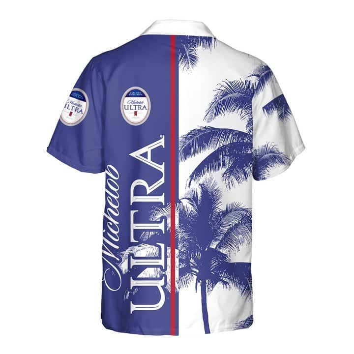 Michelob Ultra Hawaiian Shirt Palm Tree Beach Lovers Gift Michelob Ultra Hawaiian Shirt Palm Tree Beach Lovers Gift