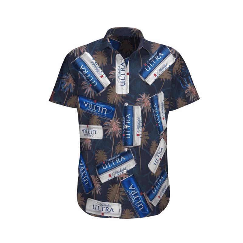 Michelob Ultra Beer Hawaiian Shirt Tropical Leaves Beach Lovers Gift Michelob Ultra Beer Hawaiian Shirt Tropical Leaves Beach Lovers Gift