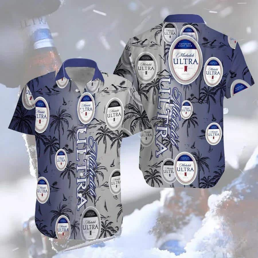 Michelob Ultra Hawaiian Shirt Unusual Gift For Beer Lovers