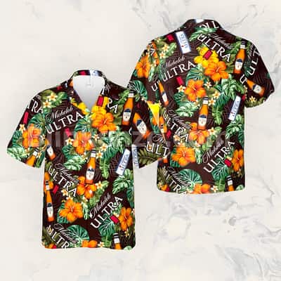 Michelob Ultra Hawaiian Shirt Beer Lovers Gift Michelob Ultra Hawaiian Shirt Beer Lovers Gift