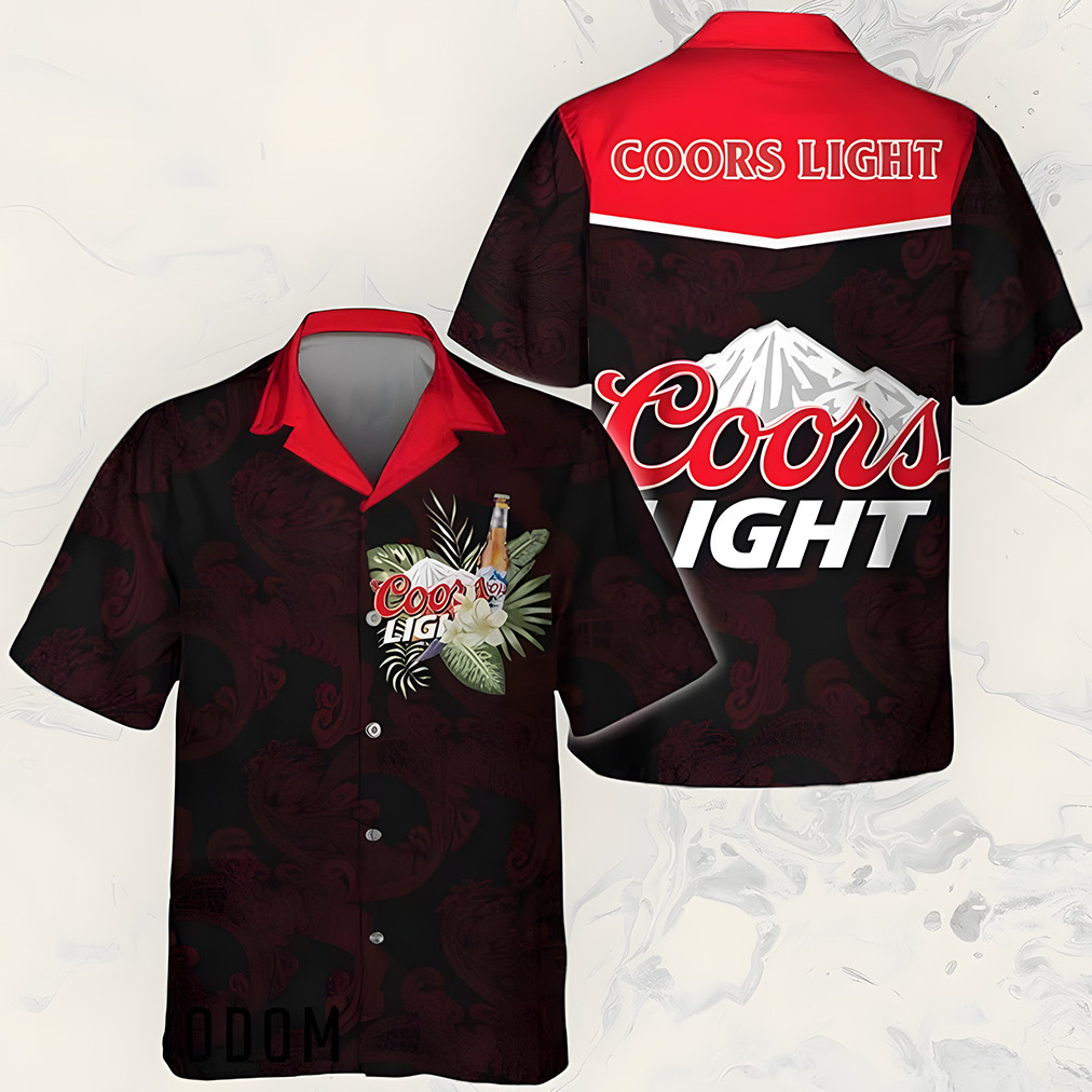Coors Light Hawaiian Shirt Tribal Pattern Best Gift For Beer Lovers Coors Light Hawaiian Shirt Tribal Pattern Best Gift For Beer Lovers