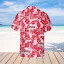 Coors Light Beer Hawaiian Shirt Tropical Flower Pattern Gift For Beach Vacation