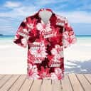 Coors Light Hawaiian Shirt Tropical Flower Pattern Practical Beach Gift Coors Light Hawaiian Shirt Tropical Flower Pattern Practical Beach Gift
