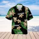 Guinness Hawaiian Shirt Hibiscus Flower Palm Leaf Gift For Beach Trip Guinness Hawaiian Shirt Hibiscus Flower Palm Leaf Gift For Beach Trip