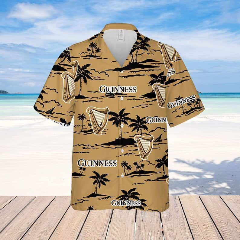 Summer Vibes Guinness Beer Hawaiian Shirt Beach Pattern Summer Vibes Guinness Beer Hawaiian Shirt Beach Pattern