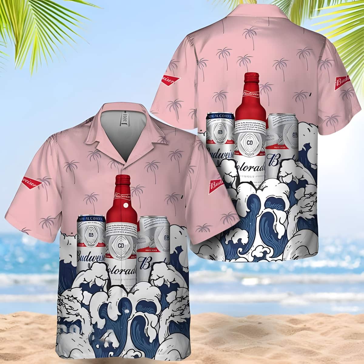 Budweiser Beer Hawaiian Shirt Summer Gift For Beach Lovers