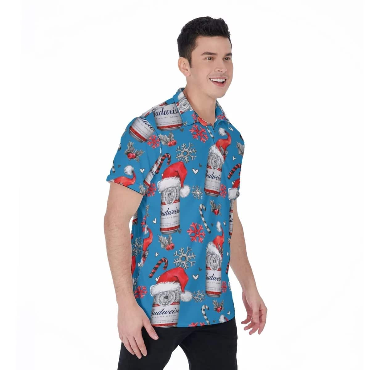 Budweiser Beer Hawaiian Shirt Christmas Gift For Beach Lovers Budweiser Beer Hawaiian Shirt Christmas Gift For Beach Lovers