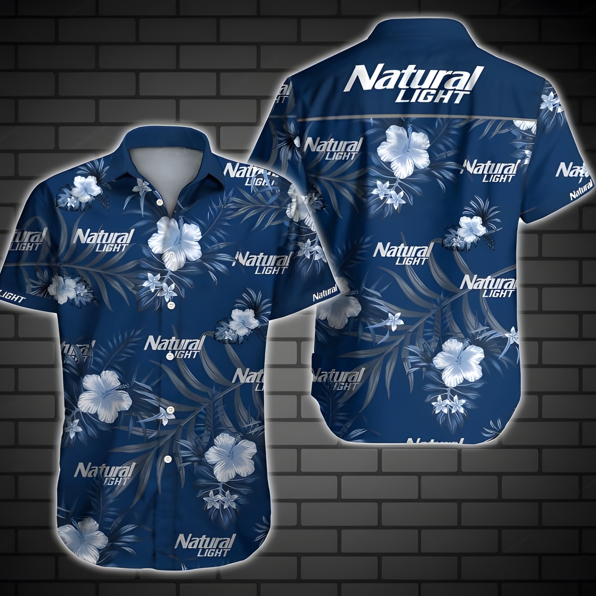 Midnight Natural Light Hawaiian Shirt Gift For Beach Trip Midnight Natural Light Hawaiian Shirt Gift For Beach Trip