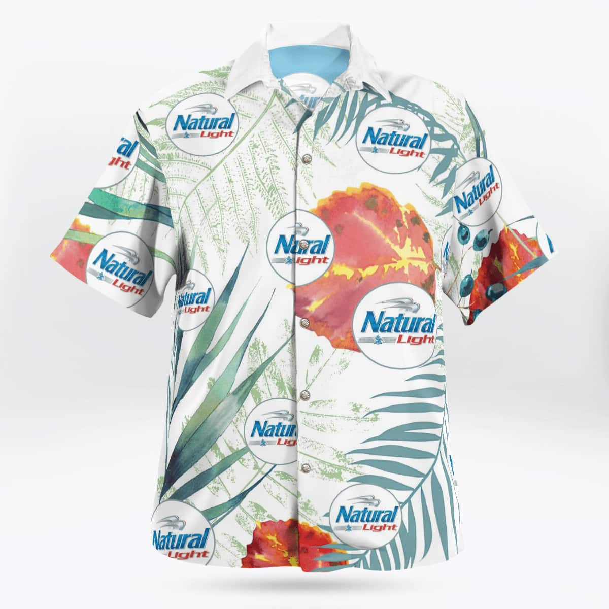 Natural Light Beer Hawaiian Shirt Trendy Summer Gift