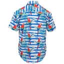 Natural Light Beer Hawaiian Shirt Bird Pattern