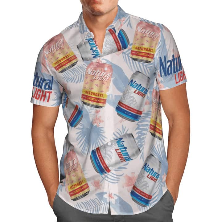 Natural Light Beer Hawaiian Shirt Beach Lovers Gift Natural Light Beer Hawaiian Shirt Beach Lovers Gift