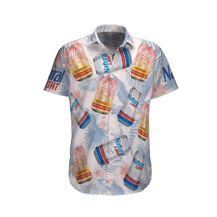 Natural Light Beer Hawaiian Shirt Beach Lovers Gift Natural Light Beer Hawaiian Shirt Beach Lovers Gift