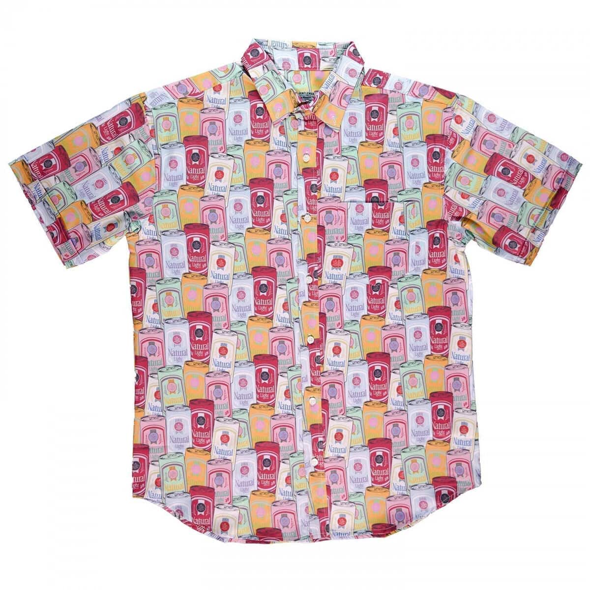 Natural Light Beer Hawaiian Shirt Gift For Him And Her Natural Light Beer Hawaiian Shirt Gift For Him And Her