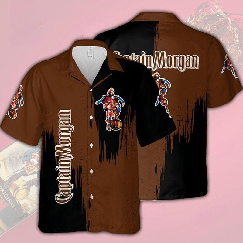 Captain Morgan Hawaiian Shirt Gift For Rum Lovers