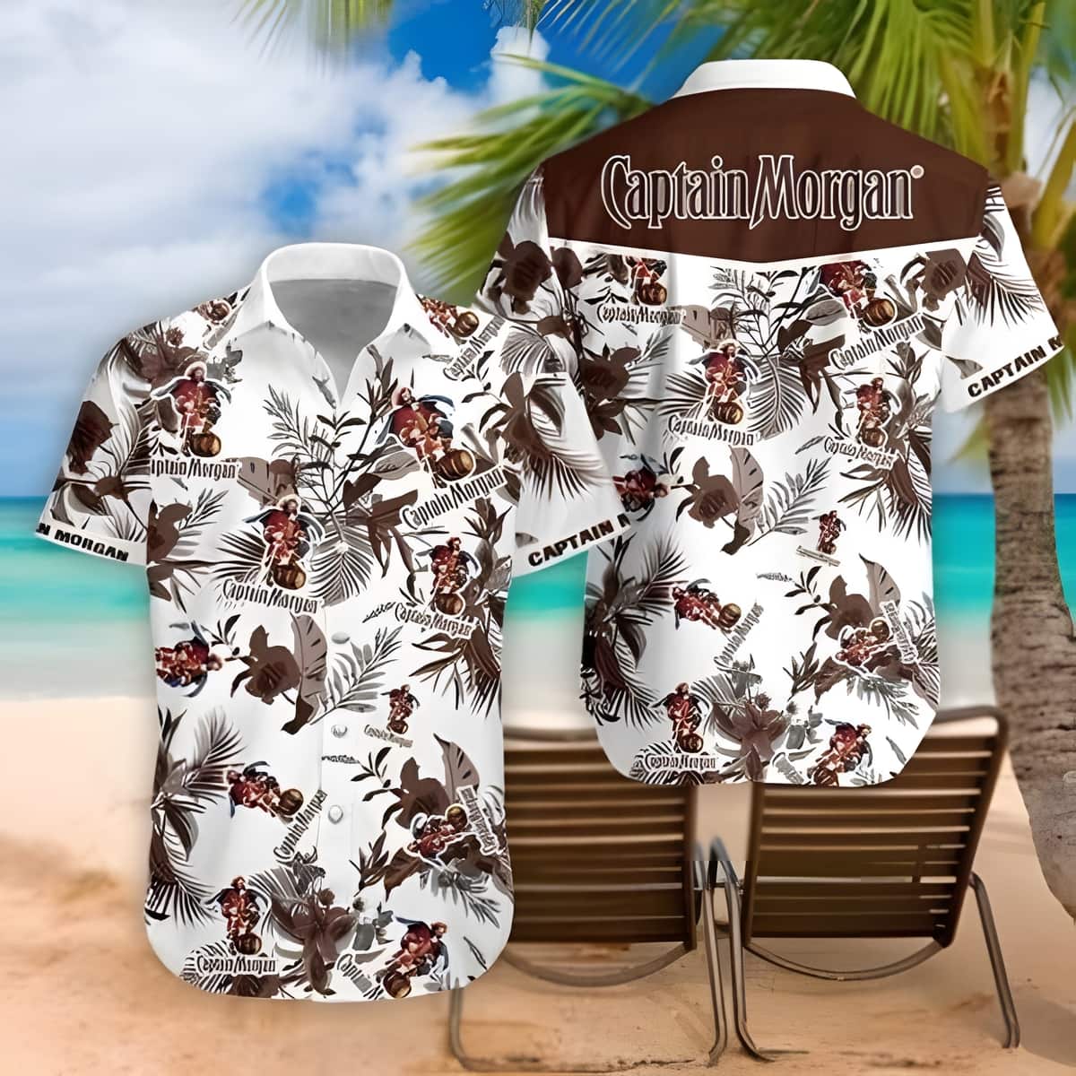 Captain Morgan Hawaiian Shirt Practical Beach Gift Captain Morgan Hawaiian Shirt Practical Beach Gift