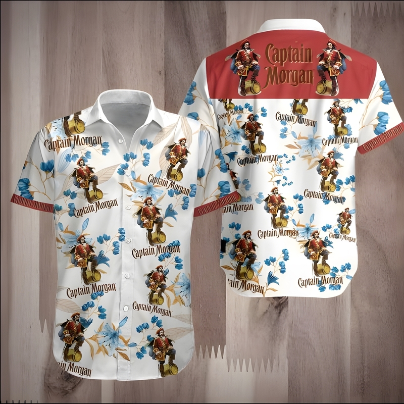 Captain Morgan Rum Hawaiian Shirt Beach Gift For Friend