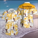 Captain Morgan Hawaiian Shirt Gift For Beach Vacation Captain Morgan Hawaiian Shirt Gift For Beach Vacation