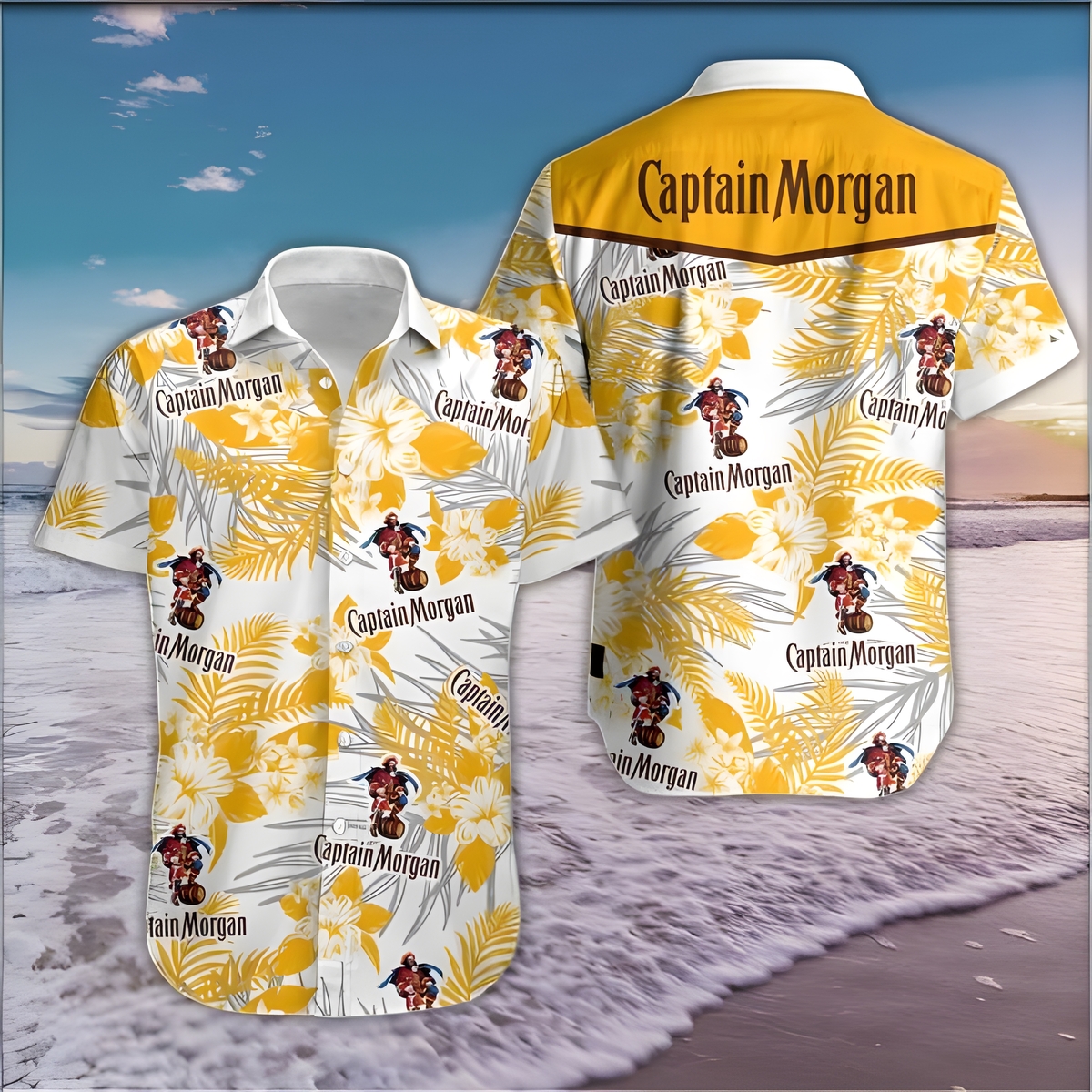 Captain Morgan Hawaiian Shirt Gift For Beach Vacation