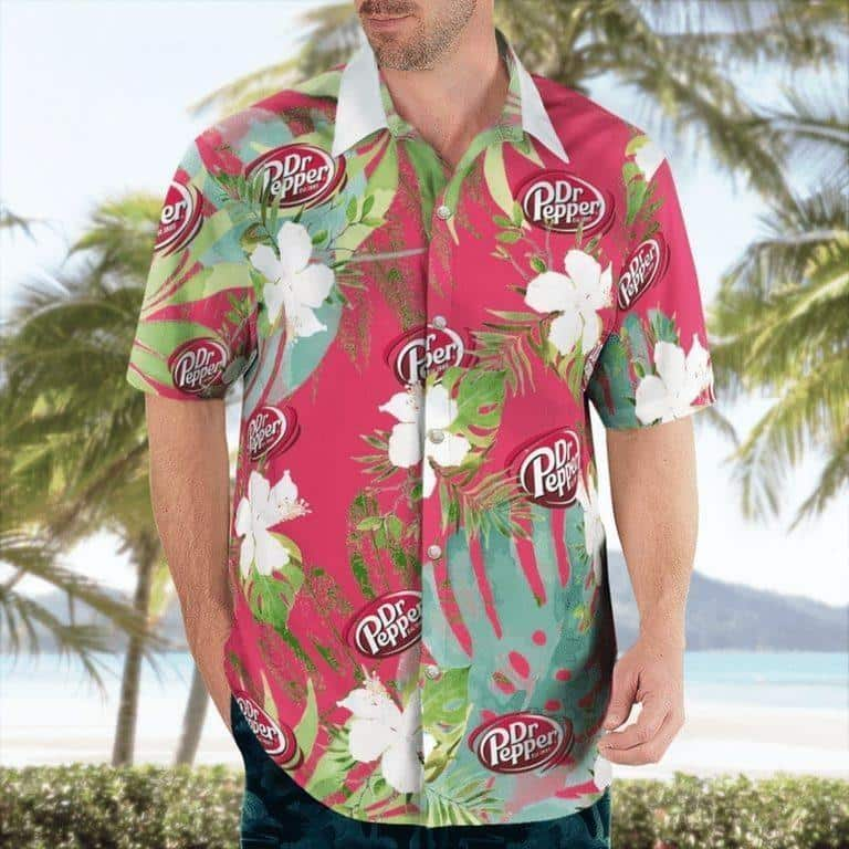 Dr Pepper Beer Hawaiian Shirt Gift For Beach Trip