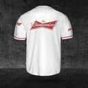 Budweiser Baseball Jersey Beer Gift For Baseball Coach