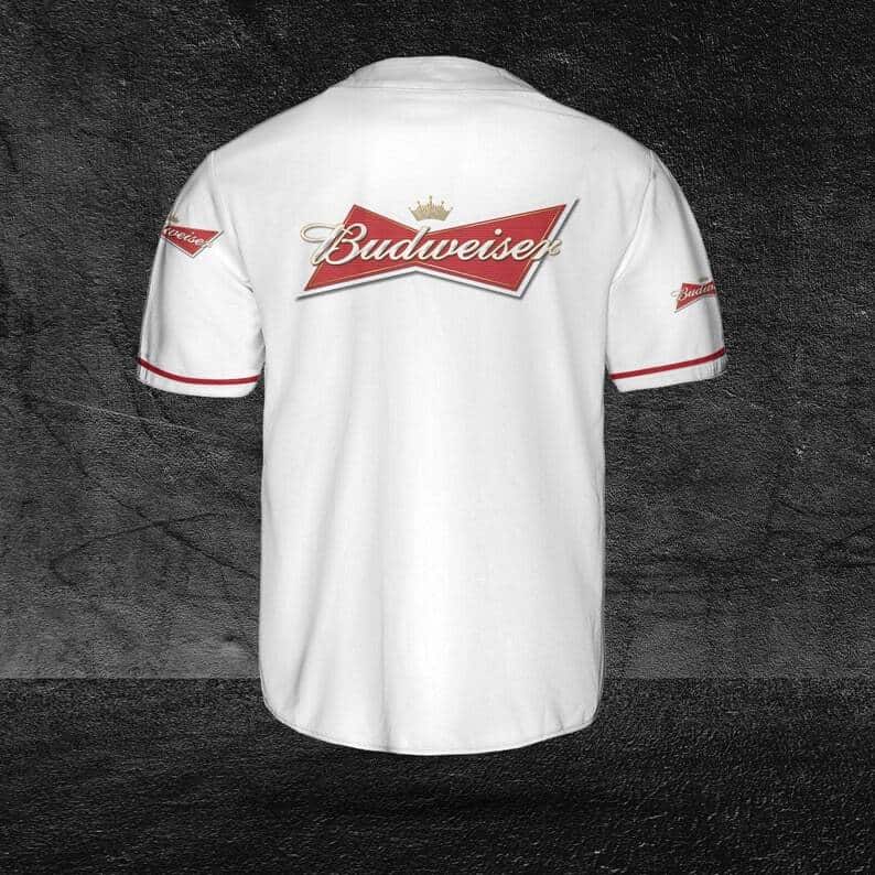 Budweiser Baseball Jersey Beer Gift For Baseball Coach Budweiser Baseball Jersey Beer Gift For Baseball Coach