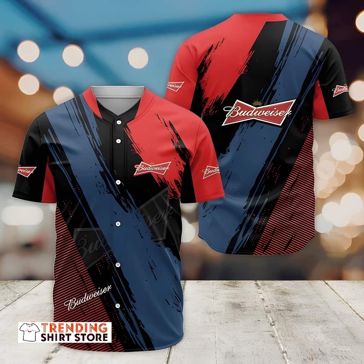 Budweiser Beer Baseball Jersey Gift For Baseball Fans Budweiser Beer Baseball Jersey Gift For Baseball Fans
