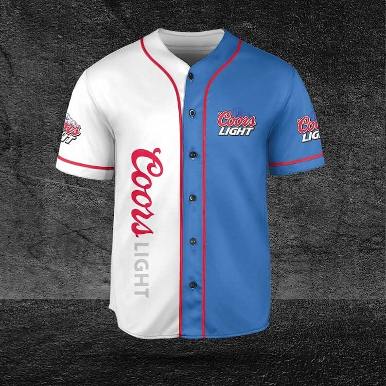 Basic Coors Light Baseball Jersey Sport Gift For Beer Lovers Basic Coors Light Baseball Jersey Sport Gift For Beer Lovers