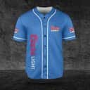 Coors Light Blue Baseball Jersey Father's Day Beer Gift