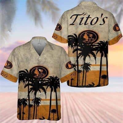 Vintage Tito’s Handmade Vodka Hawaiian Shirt Palm Tree Beach Vacation Gift Vintage Tito’s Handmade Vodka Hawaiian Shirt Palm Tree Beach Vacation Gift