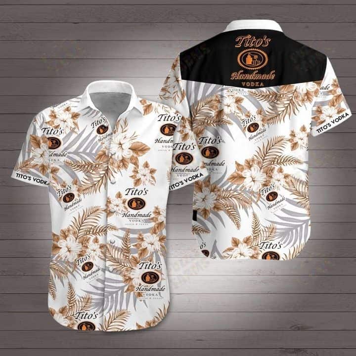 Tito’s Handmade Vodka Hawaiian Shirt Tropical Pattern Tito’s Handmade Vodka Hawaiian Shirt Tropical Pattern