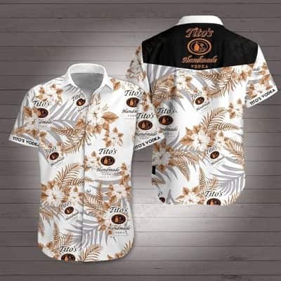 Tito’s Handmade Vodka Hawaiian Shirt Tropical Pattern Tito’s Handmade Vodka Hawaiian Shirt Tropical Pattern