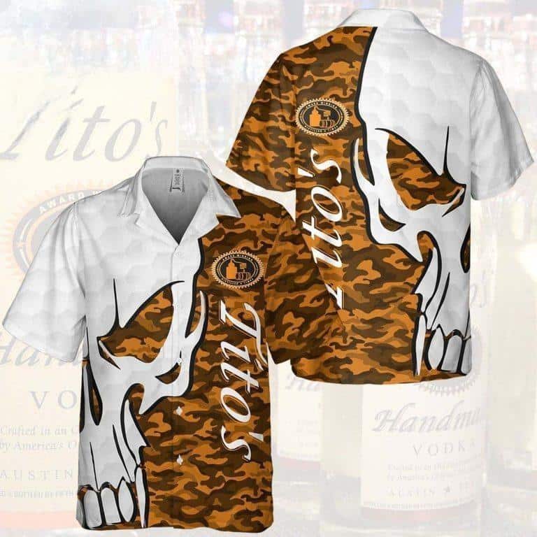 Tito’s Hawaiian Shirt Skull Camo Pattern All Over Print Tito’s Hawaiian Shirt Skull Camo Pattern All Over Print