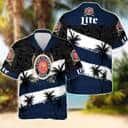 Miller Lite Beer Hawaiian Shirt Coconut Tree Best Beach Gift Miller Lite Beer Hawaiian Shirt Coconut Tree Best Beach Gift
