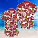 Miller High Life Hawaiian Shirt Tropical Pattern Gift For Beach Vacation Miller High Life Hawaiian Shirt Tropical Pattern Gift For Beach Vacation