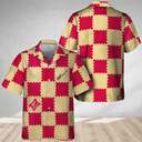 Trendy Gingham Miller High Life Beer Hawaiian Shirt Trendy Gingham Miller High Life Beer Hawaiian Shirt